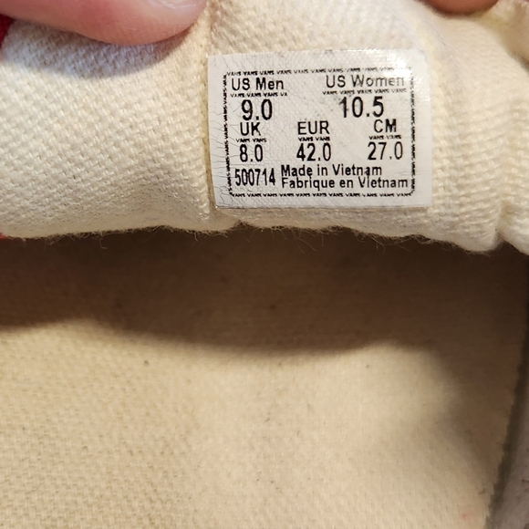 Vans Old Skool sneakers, Authentic, size 9 men/10.5 women - Picture 7 of 9